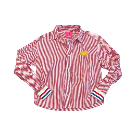 Top Ls By J. Ruby In Striped Pattern, Size:Xs