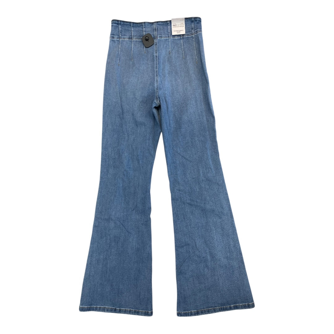 Jeans Flared By Inc In Blue Denim, Size:6