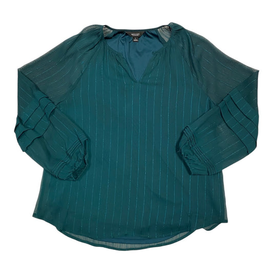 Top Ls By Simply Vera In Green, Size:L