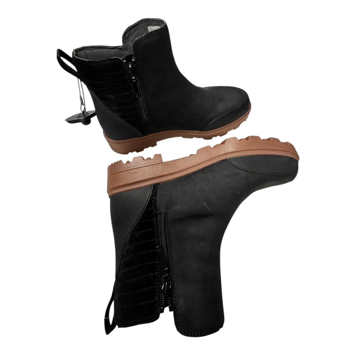Boots Ankle Flats By Bogs In Black, Size:8.5