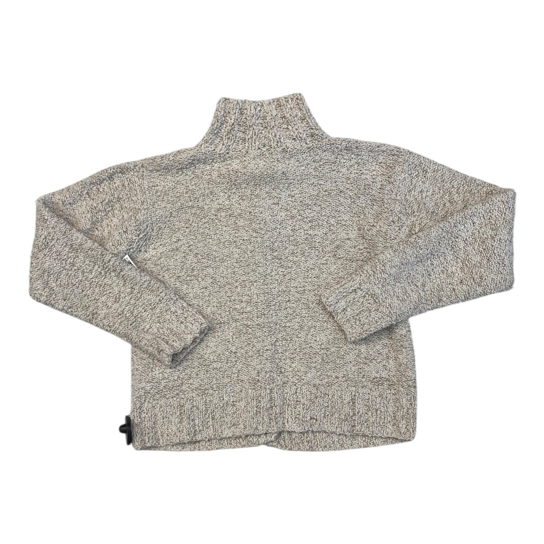 Sweater Cardigan Designer By Eileen Fisher In Cream & White, Size:S