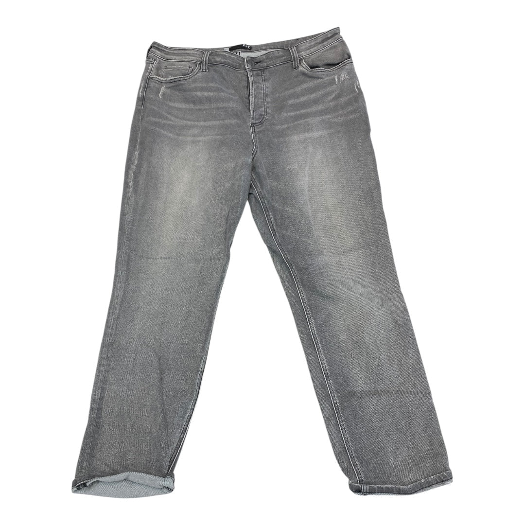 Jeans Boyfriend By Kut In Grey, Size:18