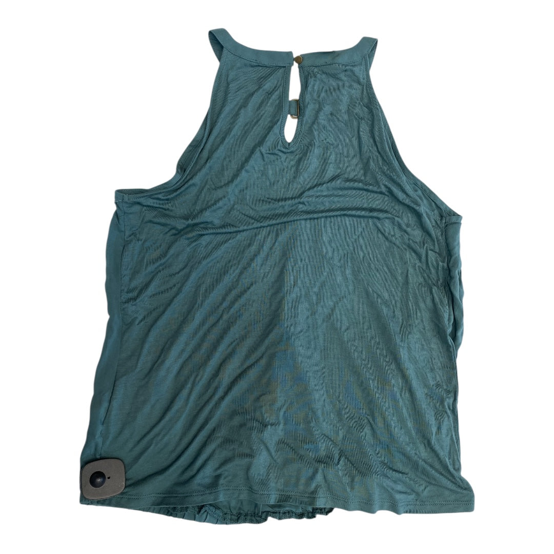 Top Sleeveless By Maurices In Green, Size:M