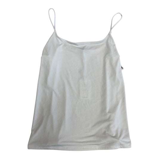 Top Sleeveless Basic By Express In White, Size:L