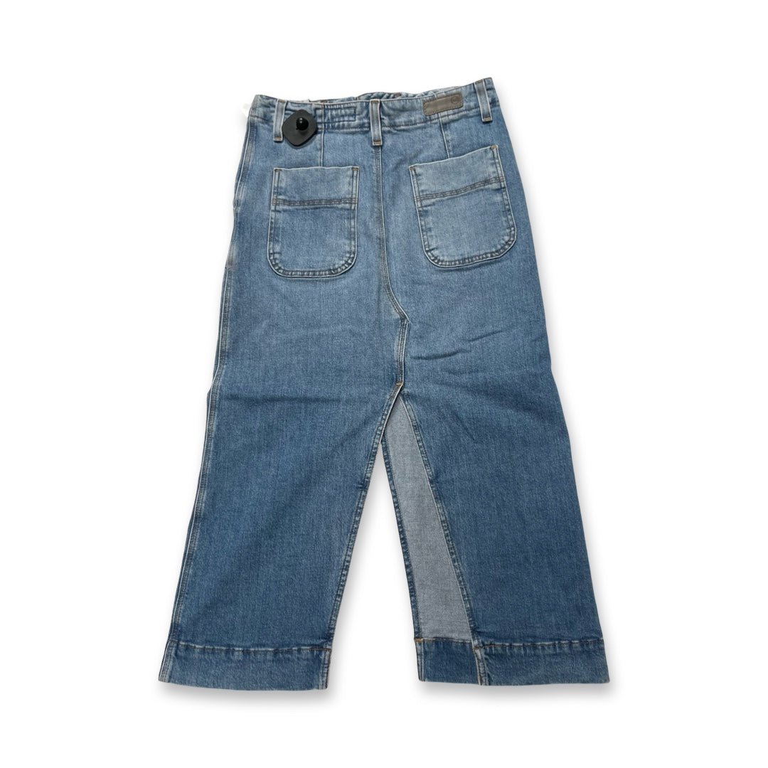 Skirt Midi By Ag Jeans In Blue Denim, Size:4