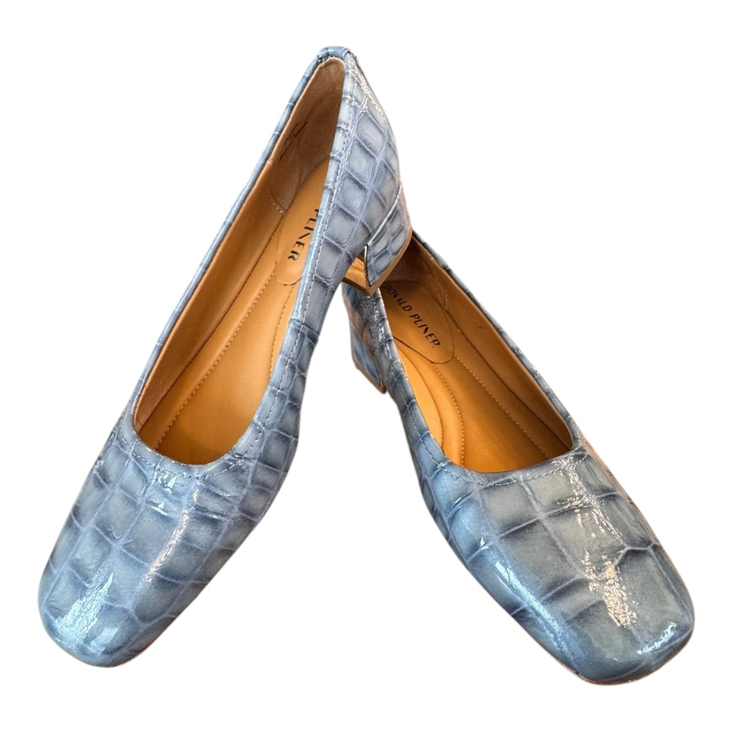Shoes Heels Block By Donald Pliner In Blue, Size:6
