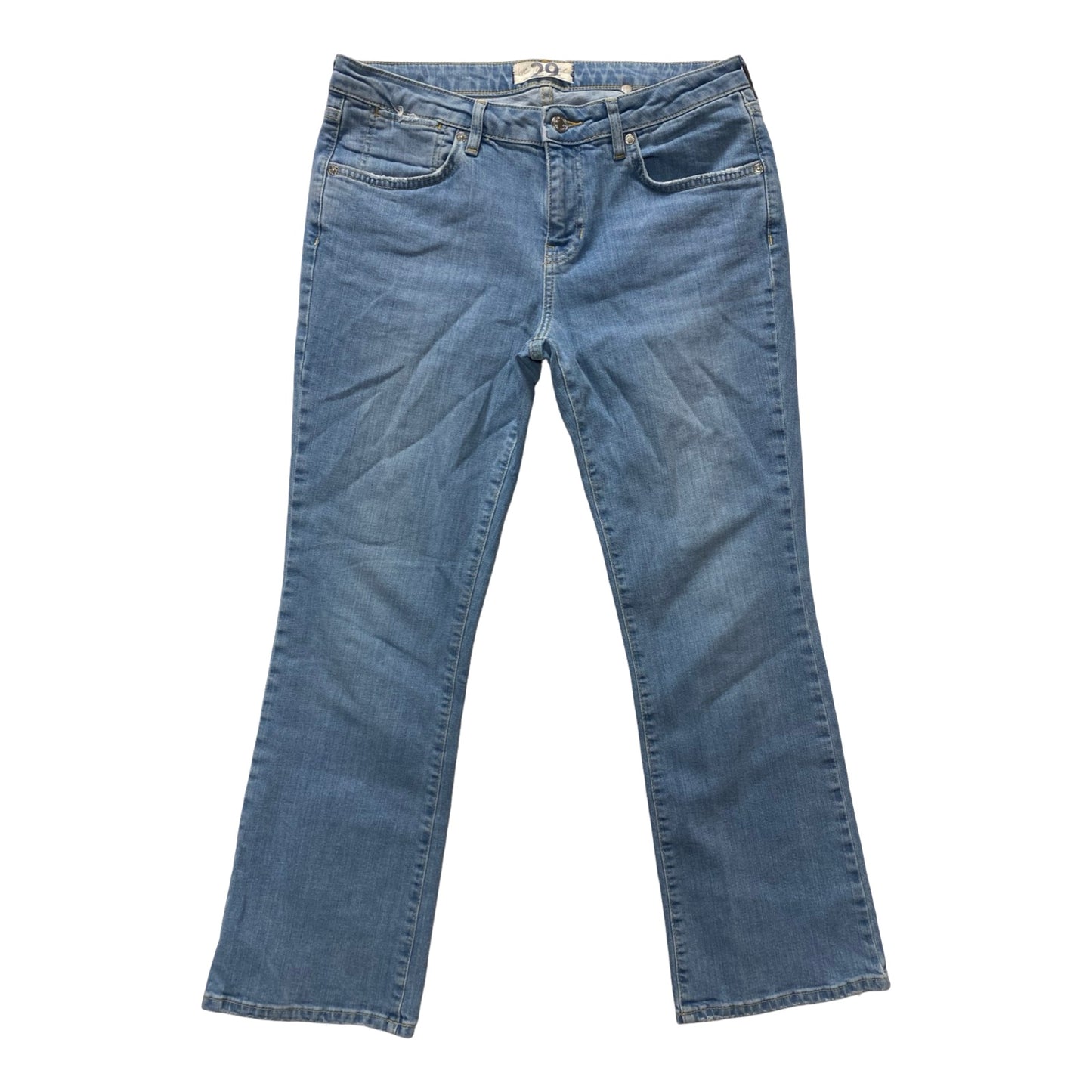 Jeans Straight By We The Free In Blue Denim, Size:8