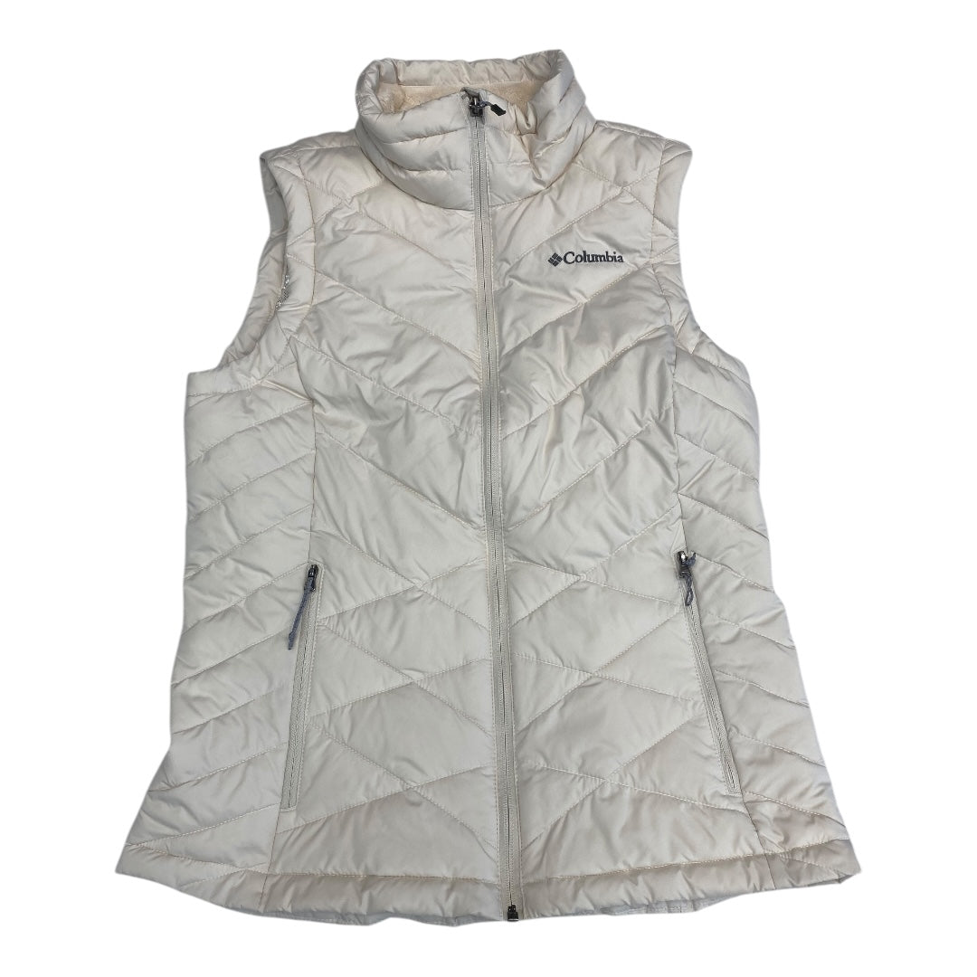 Vest Puffer & Quilted By Columbia In Cream, Size:M