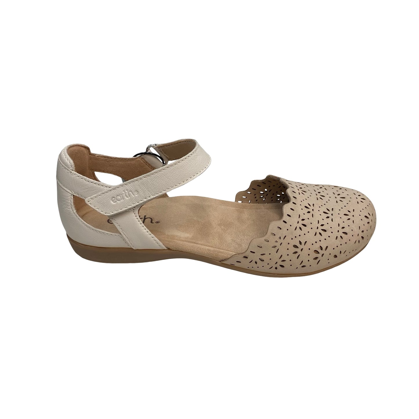 Shoes Flats By Earth In Cream, Size:9