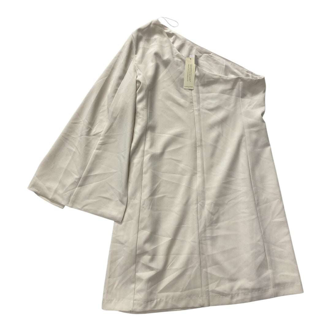 Dress Casual Midi By Banana Republic In Cream, Size:8P