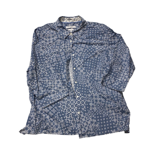 Top Ls By Foxcroft In Blue & White, Size:18
