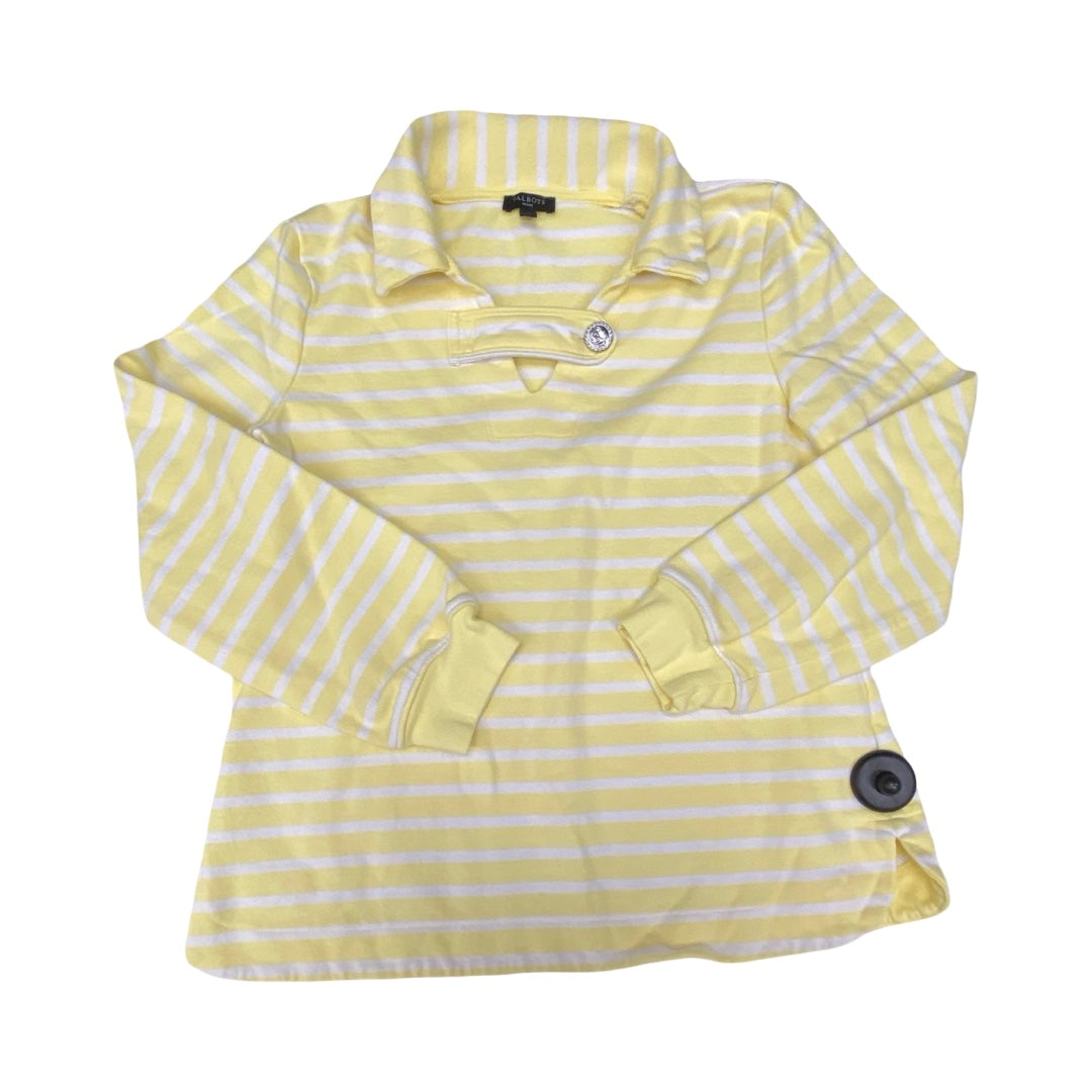 Top Ls By Talbots In Striped Pattern, Size:Mp