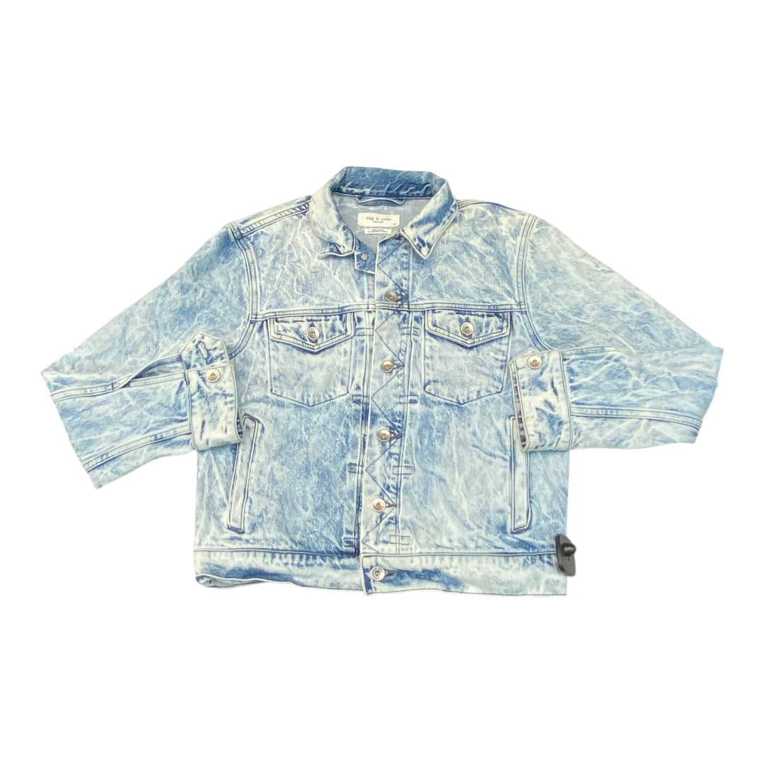 Jacket Denim By Rag And Bone In Blue Denim, Size:Xs