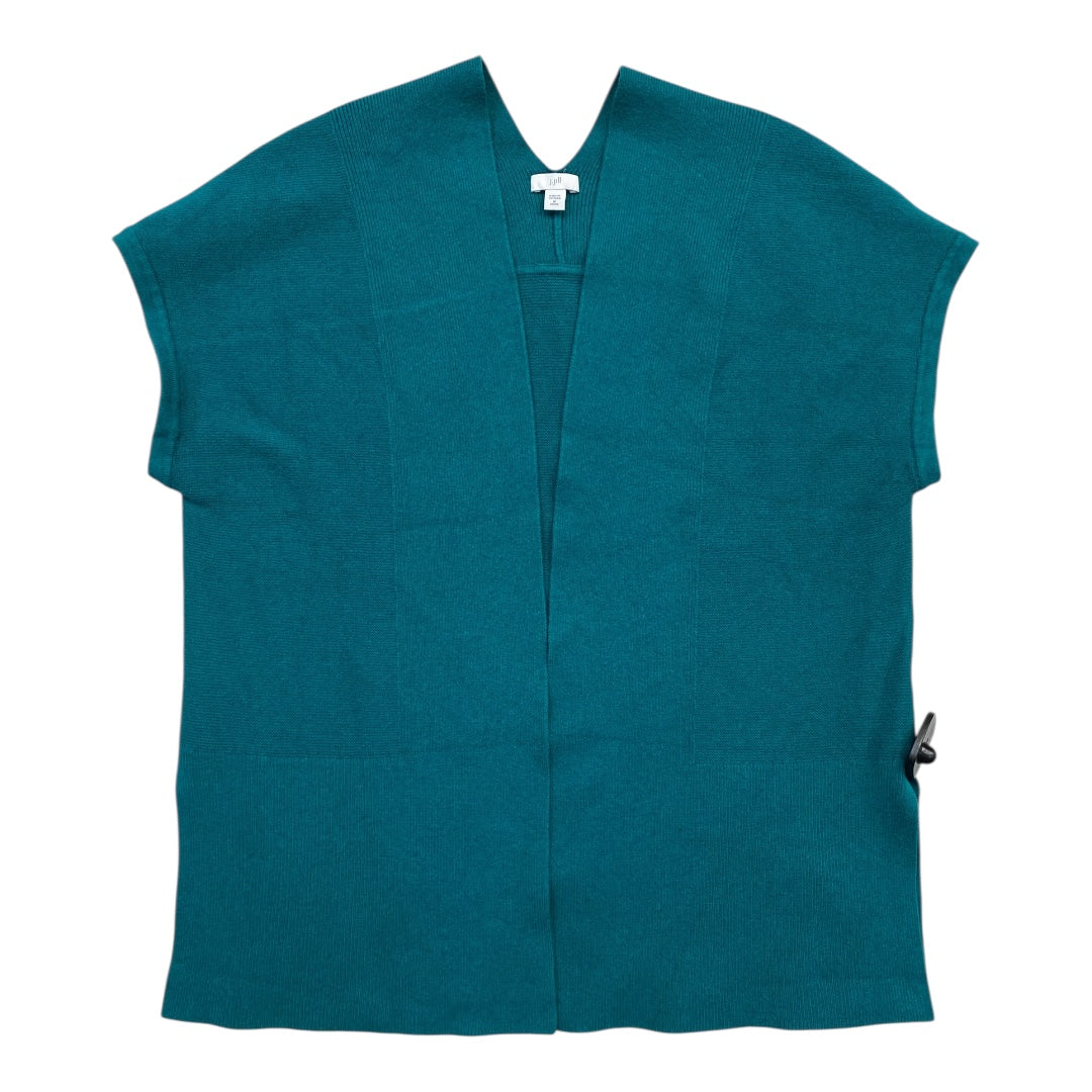 Sweater Cardigan By J. Jill In Teal, Size:Mp