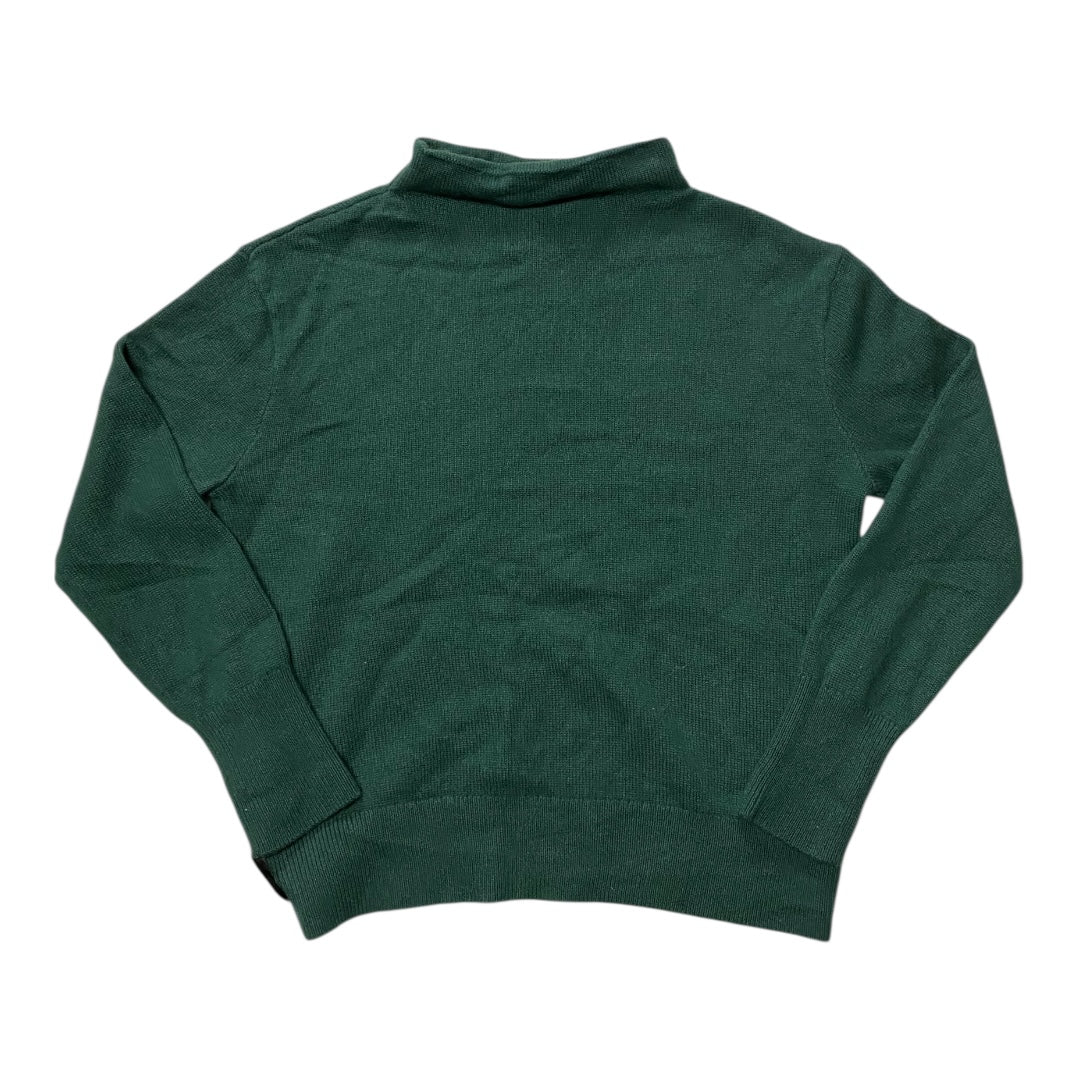 Sweater Cashmere By Lands End In Green, Size:S