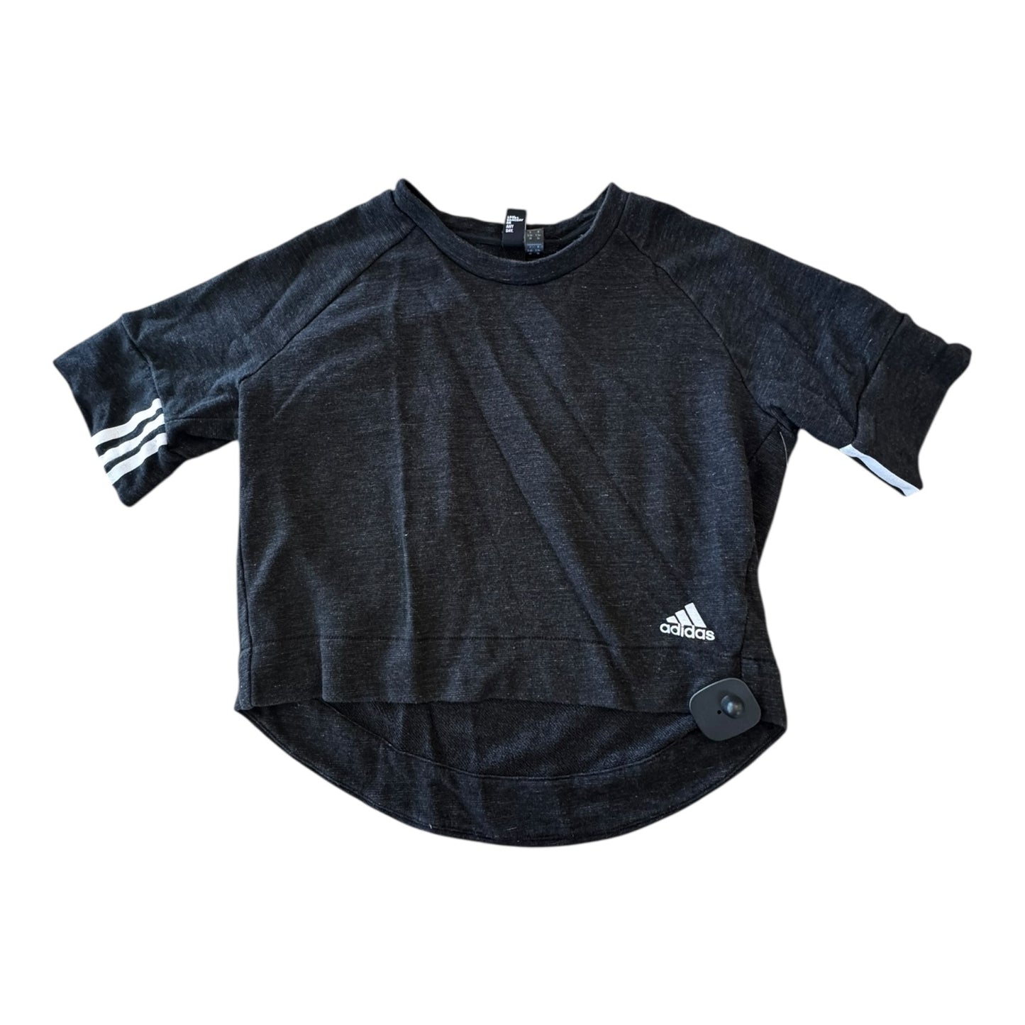 Athletic Top Ss By Adidas In Grey, Size:S