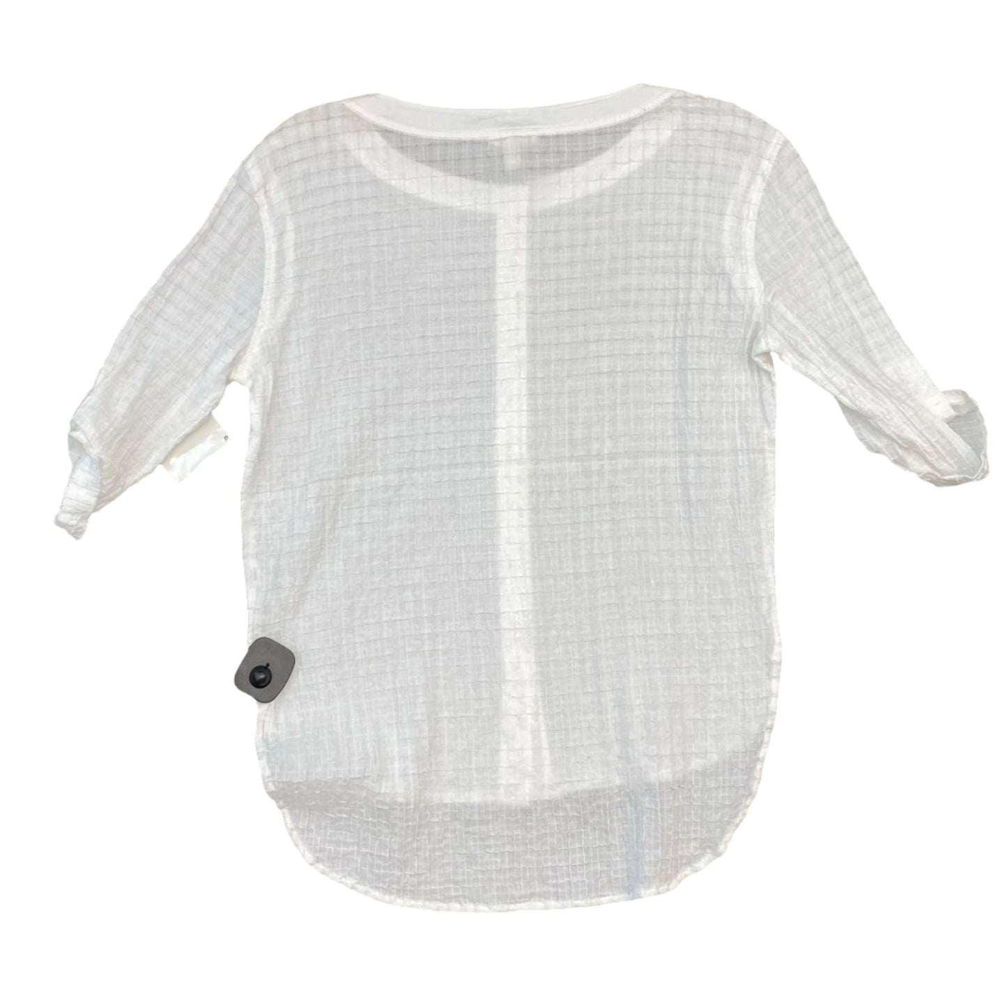 Top Ls Designer By Eileen Fisher In White, Size:Sp