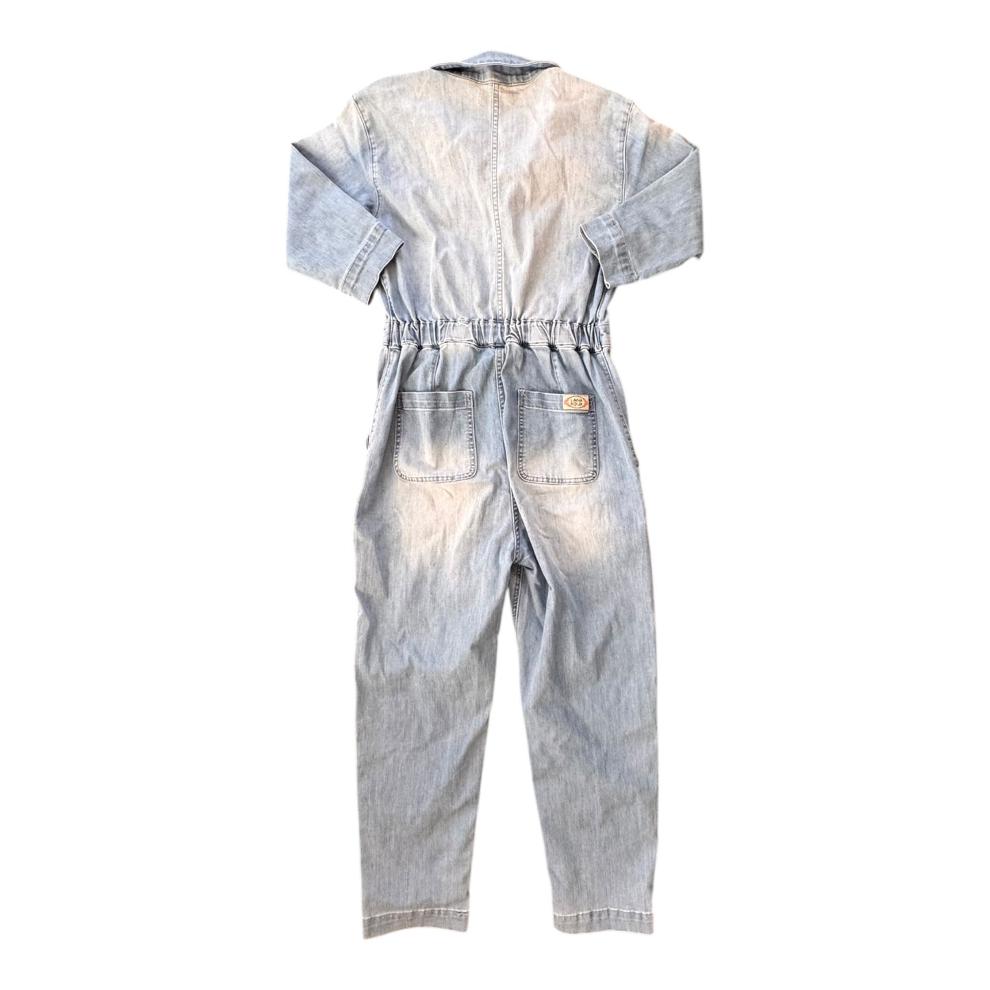 Jumpsuit By Lana Roux In Blue Denim, Size:Xs