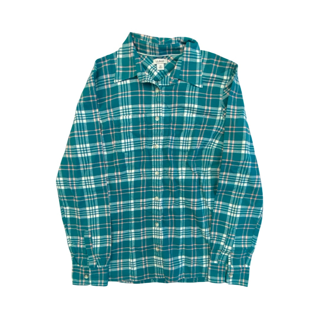 Top Ls By L.L. Bean In Plaid Pattern, Size:Xs