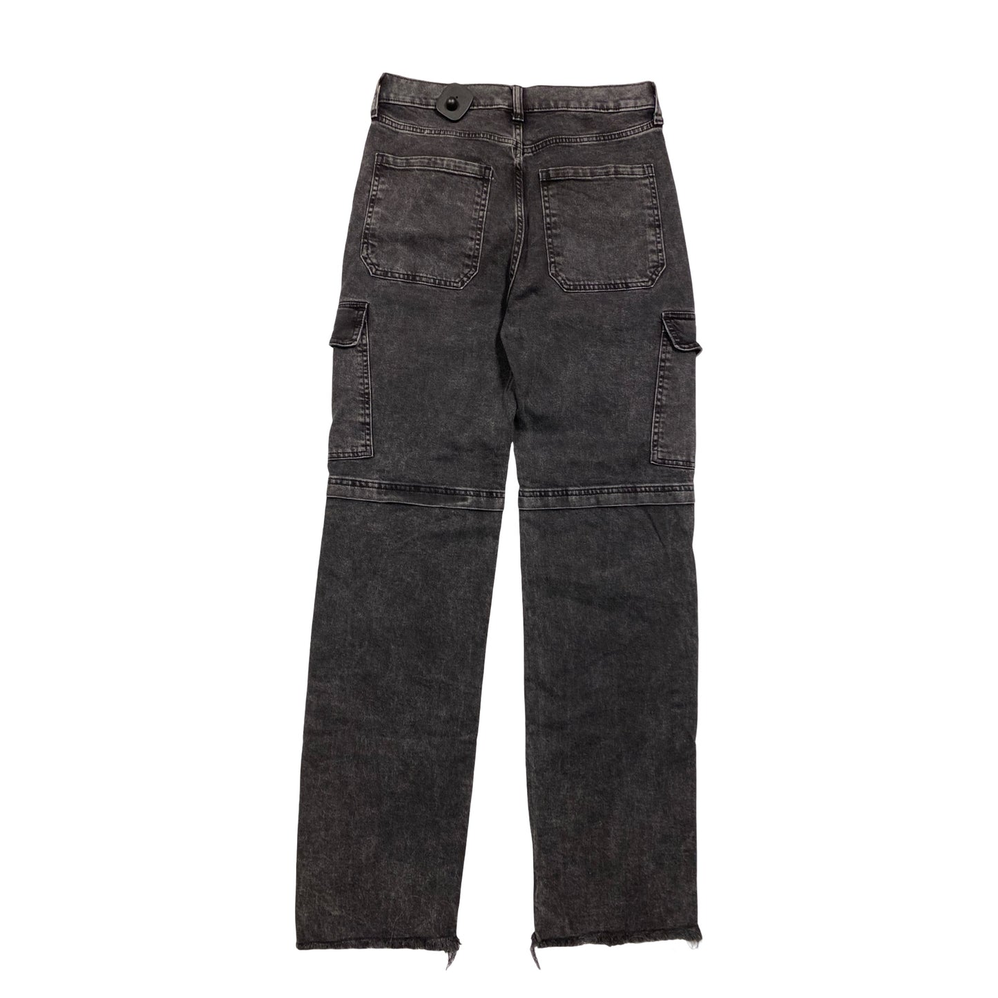 Jeans Straight By Gap In Black Denim, Size:4L