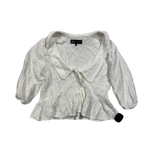 Top Ss By Zara In White, Size:Xs