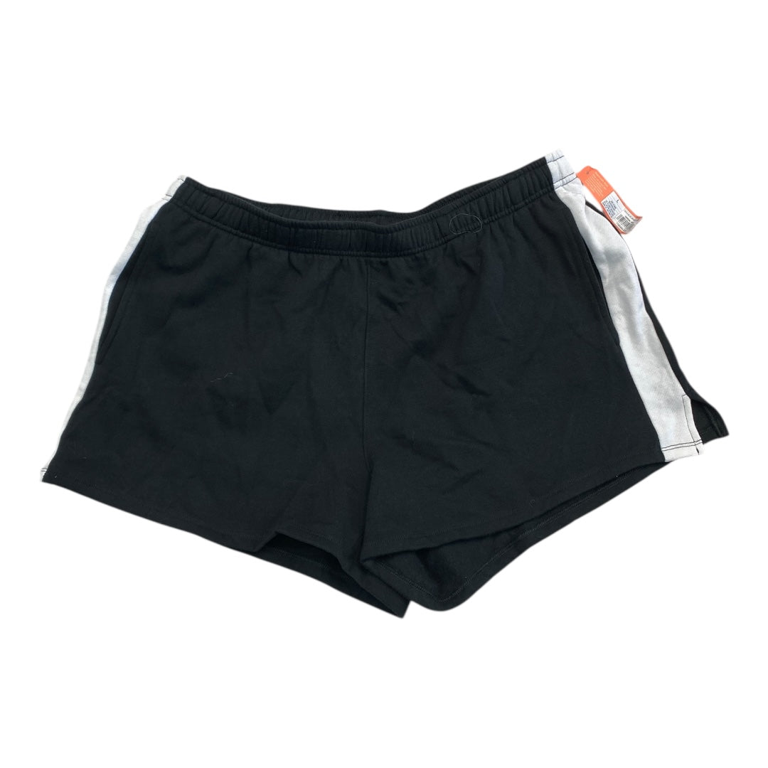 Athletic Shorts By Colsie In Black & White, Size:L