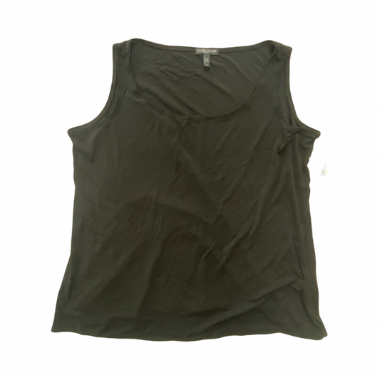 Tank Top Designer By Eileen Fisher In Black, Size:1X