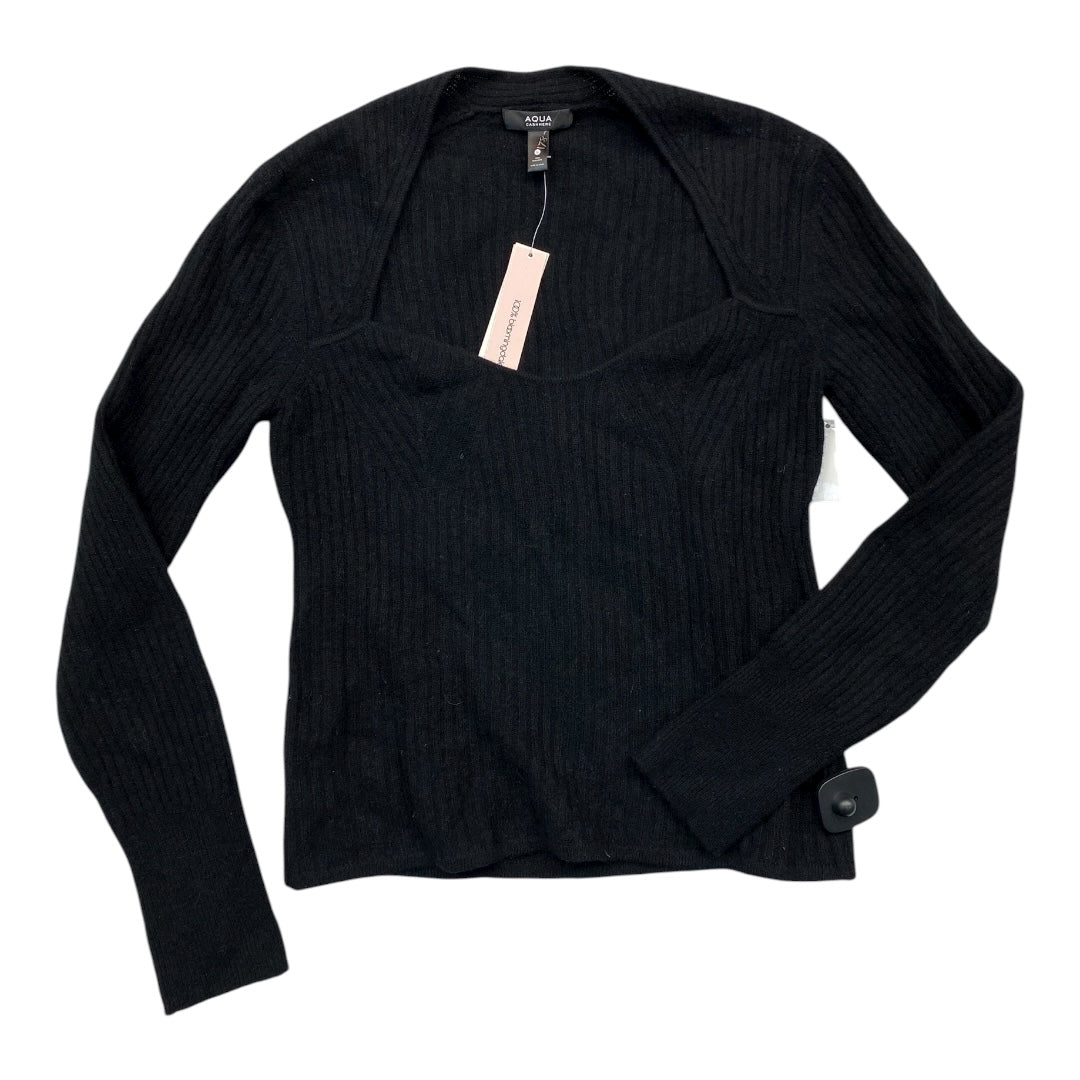 Sweater Cashmere By Aqua In Black, Size:L