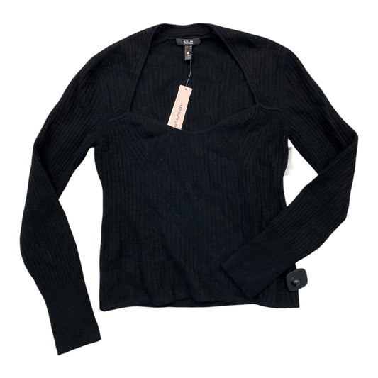Sweater Cashmere By Aqua In Black, Size:L