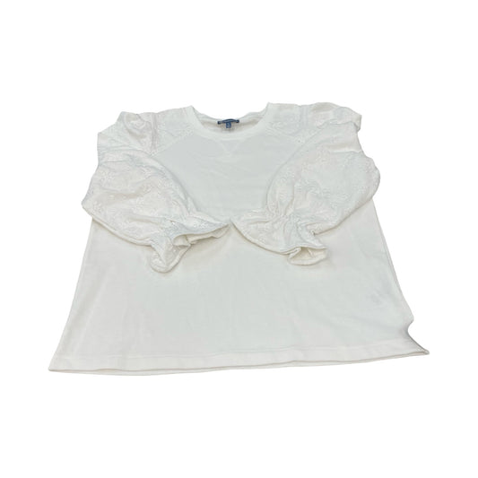 Top Ls By Democracy In White, Size:L