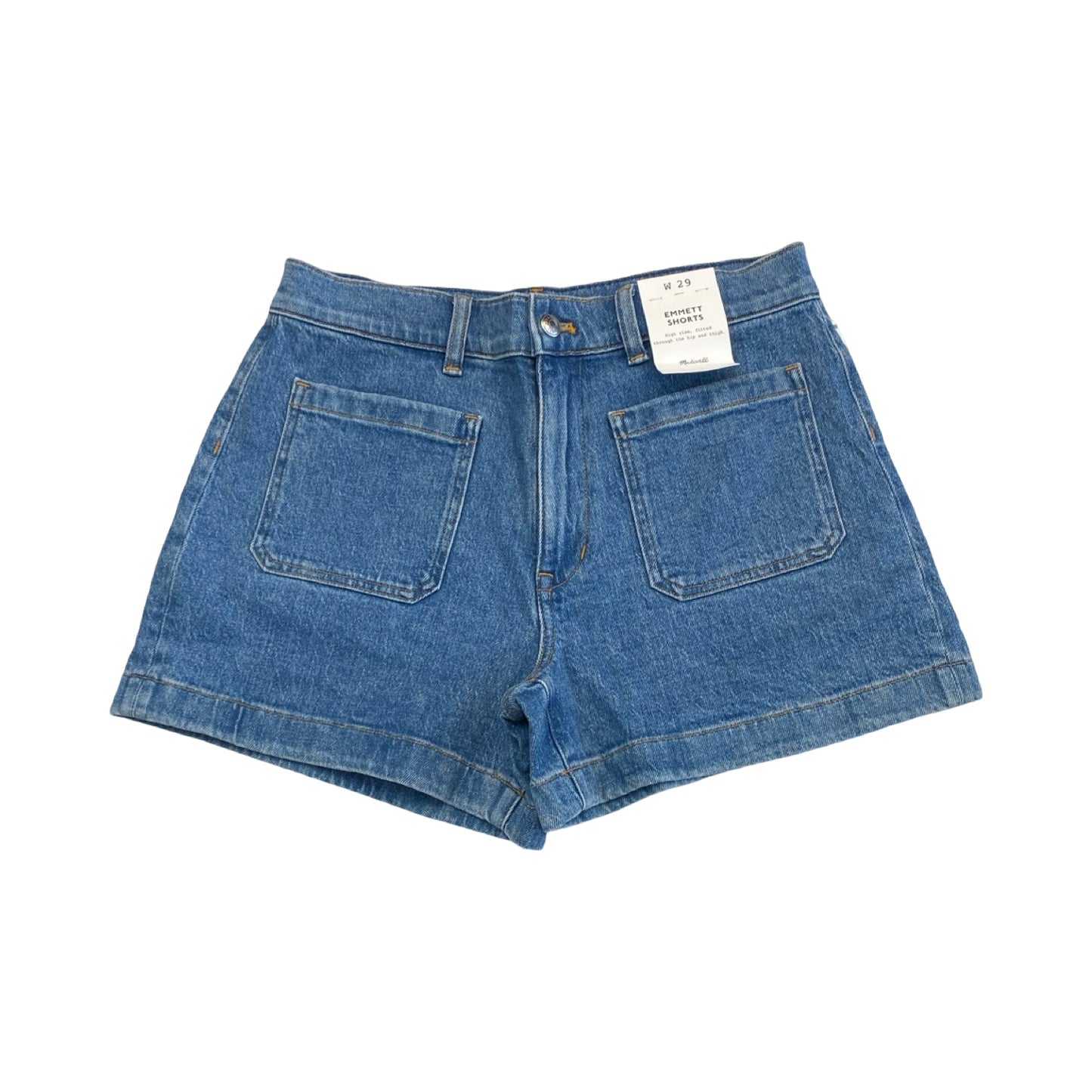 Shorts By Madewell In Blue Denim, Size:8