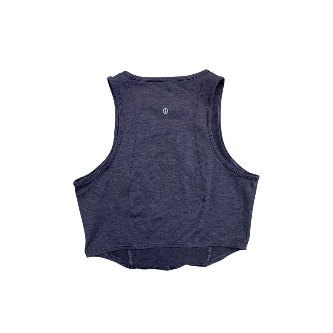 Athletic Tank Top By Lululemon In Navy, Size:12