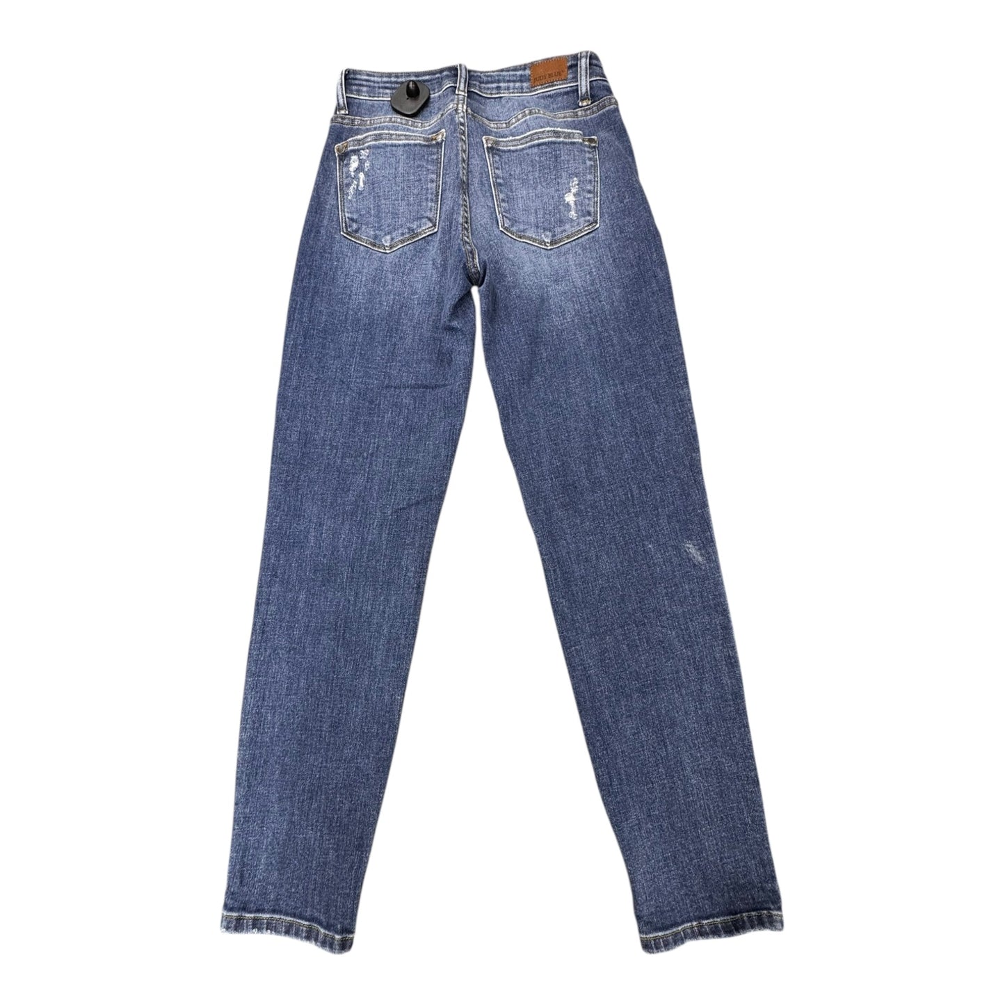 Jeans Straight By Judy Blue In Blue Denim, Size:0