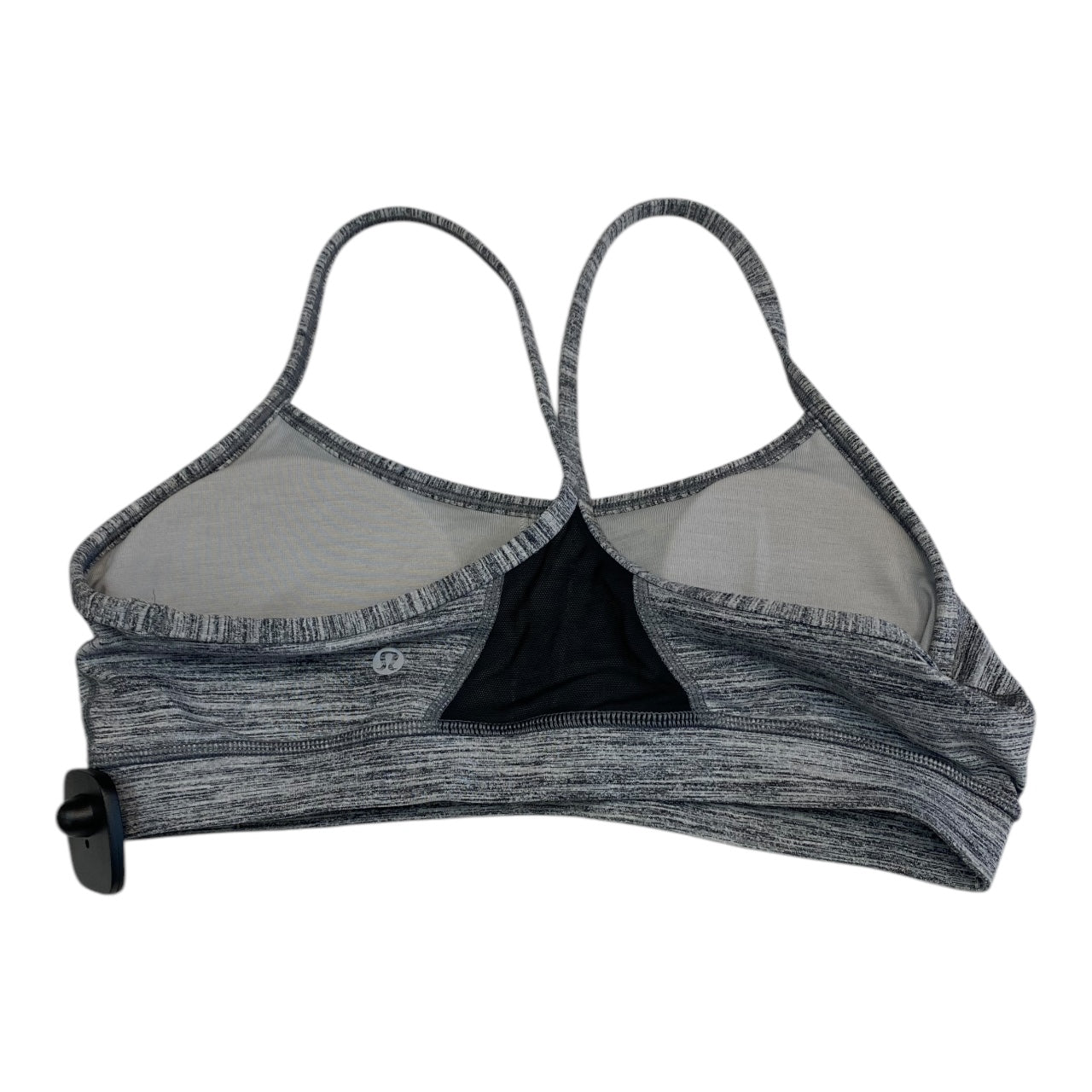 Athletic Bra By Lululemon In Grey & White, Size:10