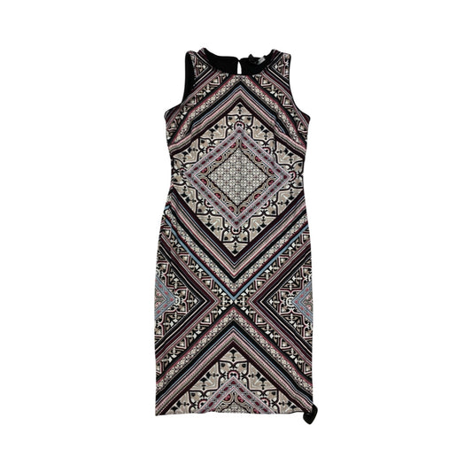 Dress Casual Midi By White House Black Market In Multi, Size:M