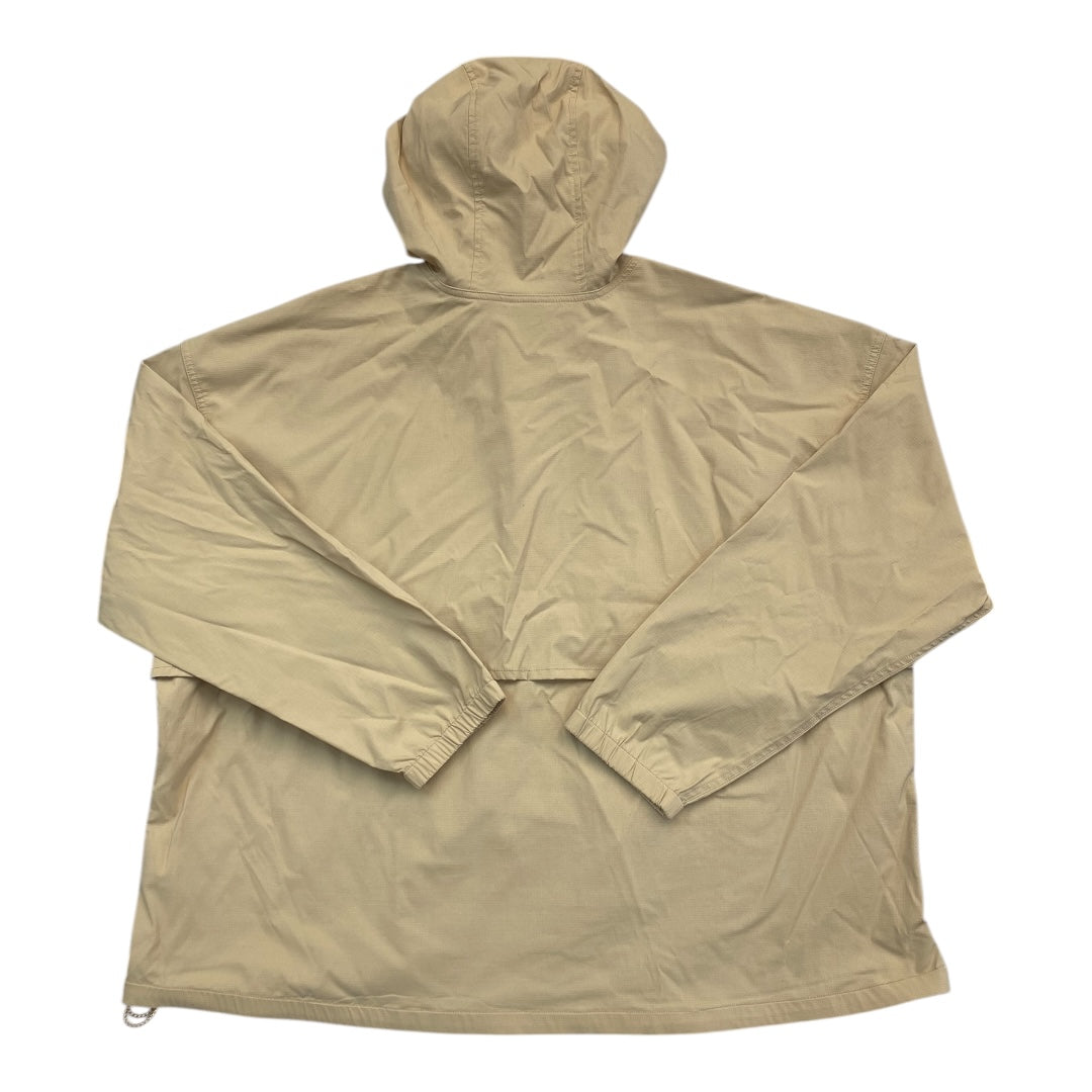 Jacket Windbreaker By The North Face In Cream, Size:2X