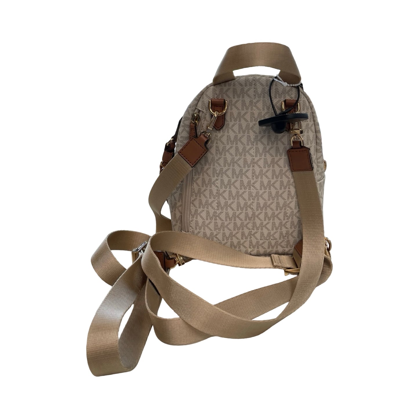 Backpack Designer By Michael Kors In Cream, Size:Small
