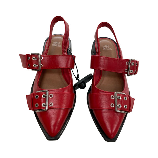 Shoes Flats By Wild Fable In Red, Size:6