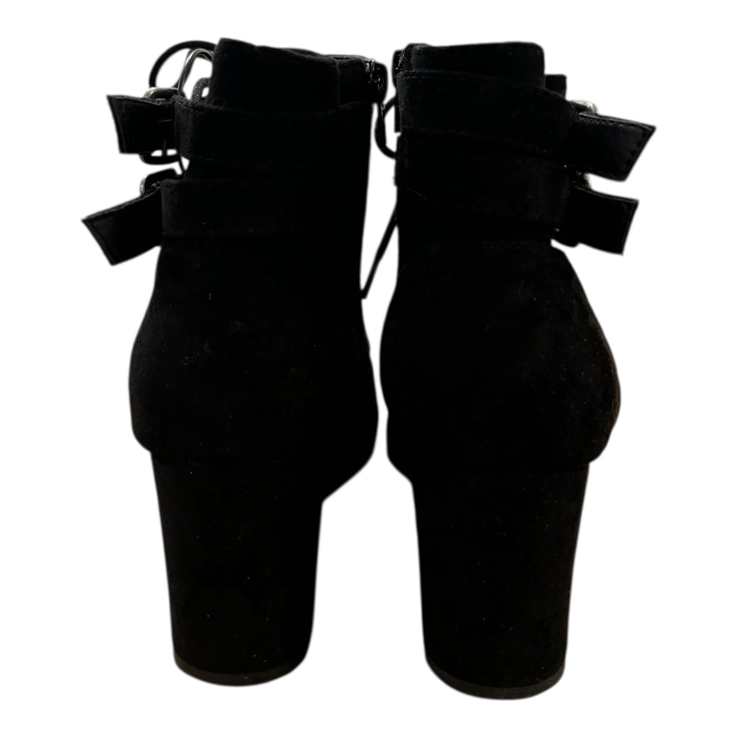 Boots Ankle Heels By Madden Girl In Black, Size:8