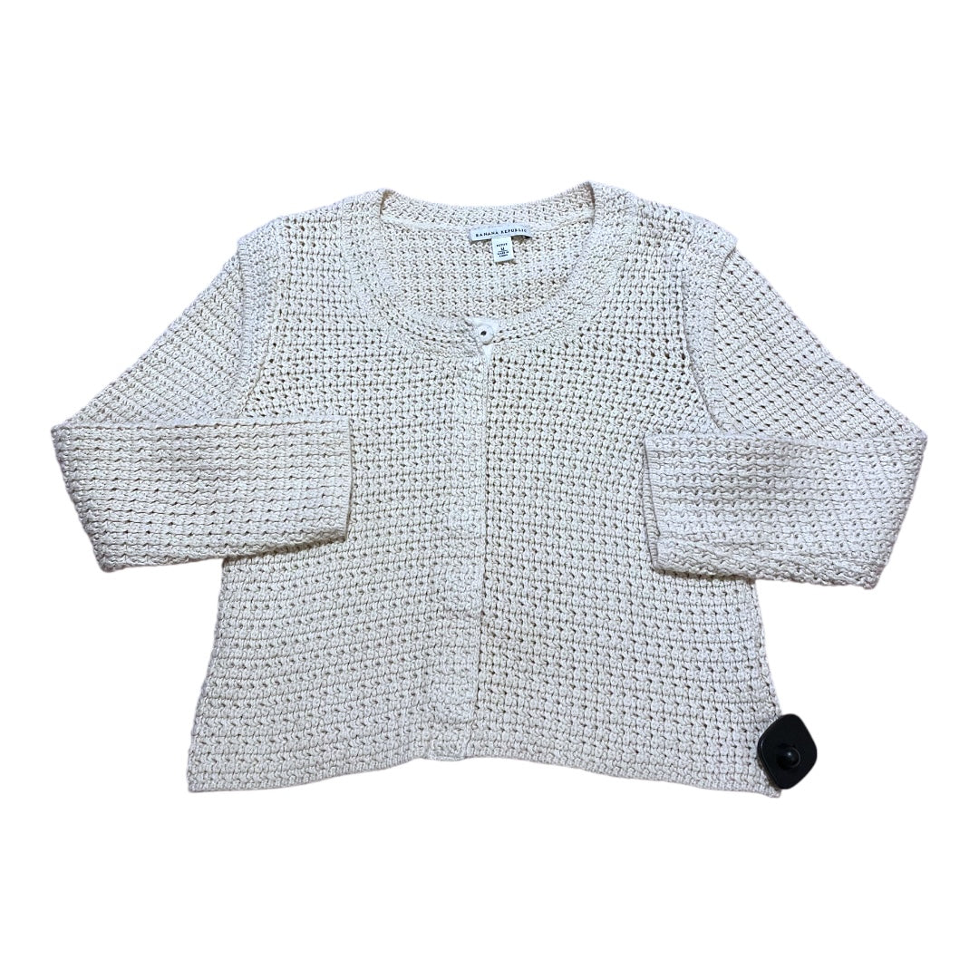 Sweater By Banana Republic In Cream, Size:Mp