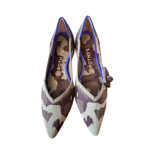 Shoes Designer By Rothys In Camouflage Print, Size:9