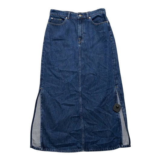 Skirt Maxi By Seven 7 In Blue Denim, Size:4