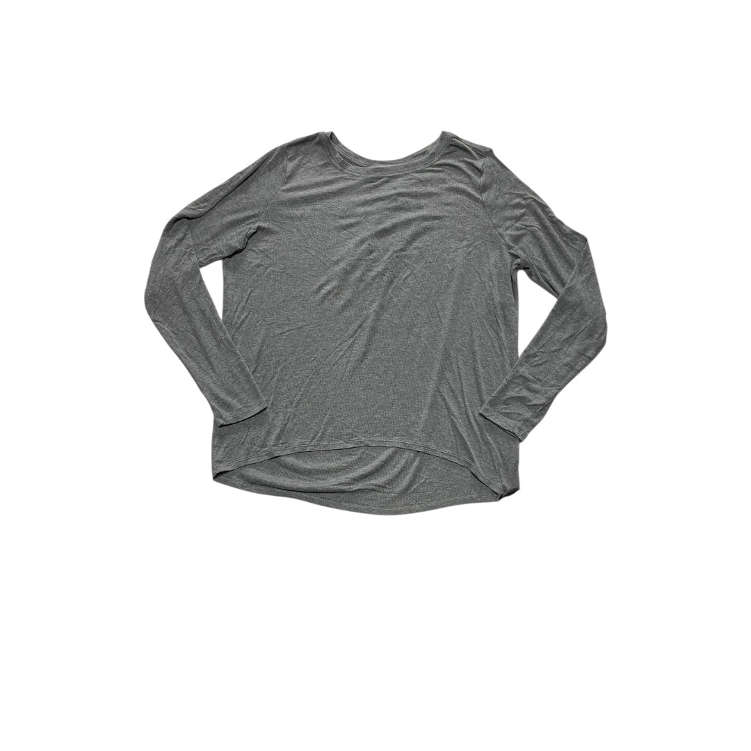 Athletic Top Ls Crewneck By Athleta In Grey, Size:S