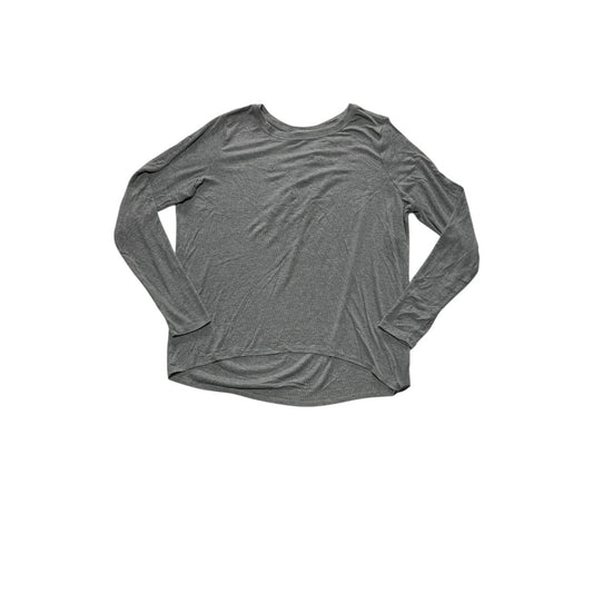 Athletic Top Ls Crewneck By Athleta In Grey, Size:S