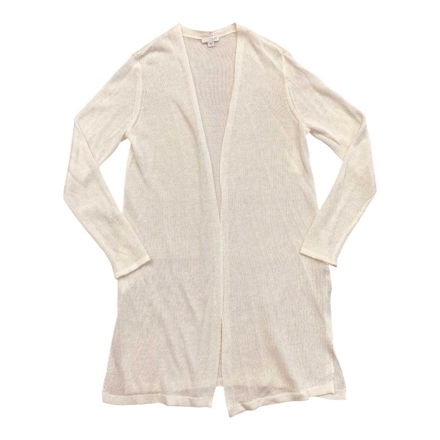 Cardigan By J. Jill In Ivory, Size:S