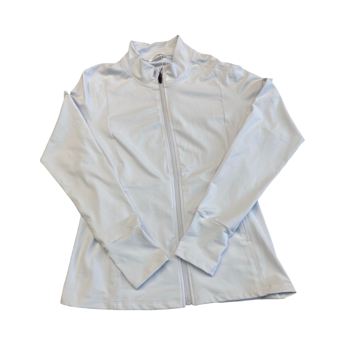 Athletic Jacket By Pinspark In White, Size:M