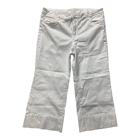 Jeans Wide Leg By Kut In White, Size:18