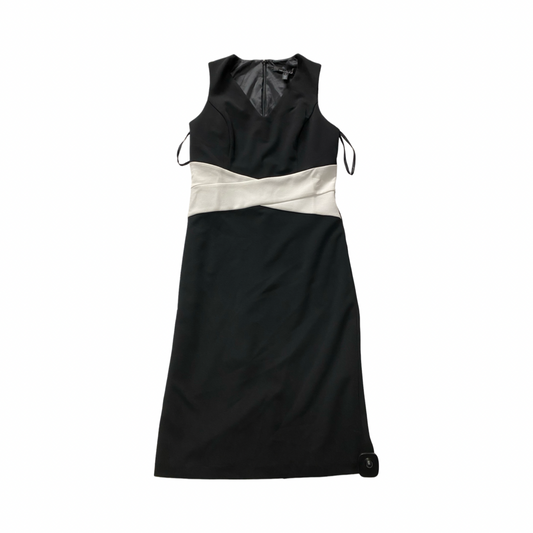 Dress Party Midi By White House Black Market In Black & White, Size:0