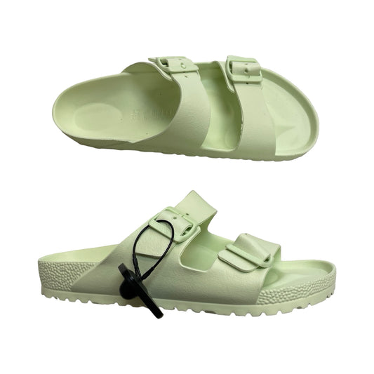 Sandals Designer By Birkenstock In Green, Size:11