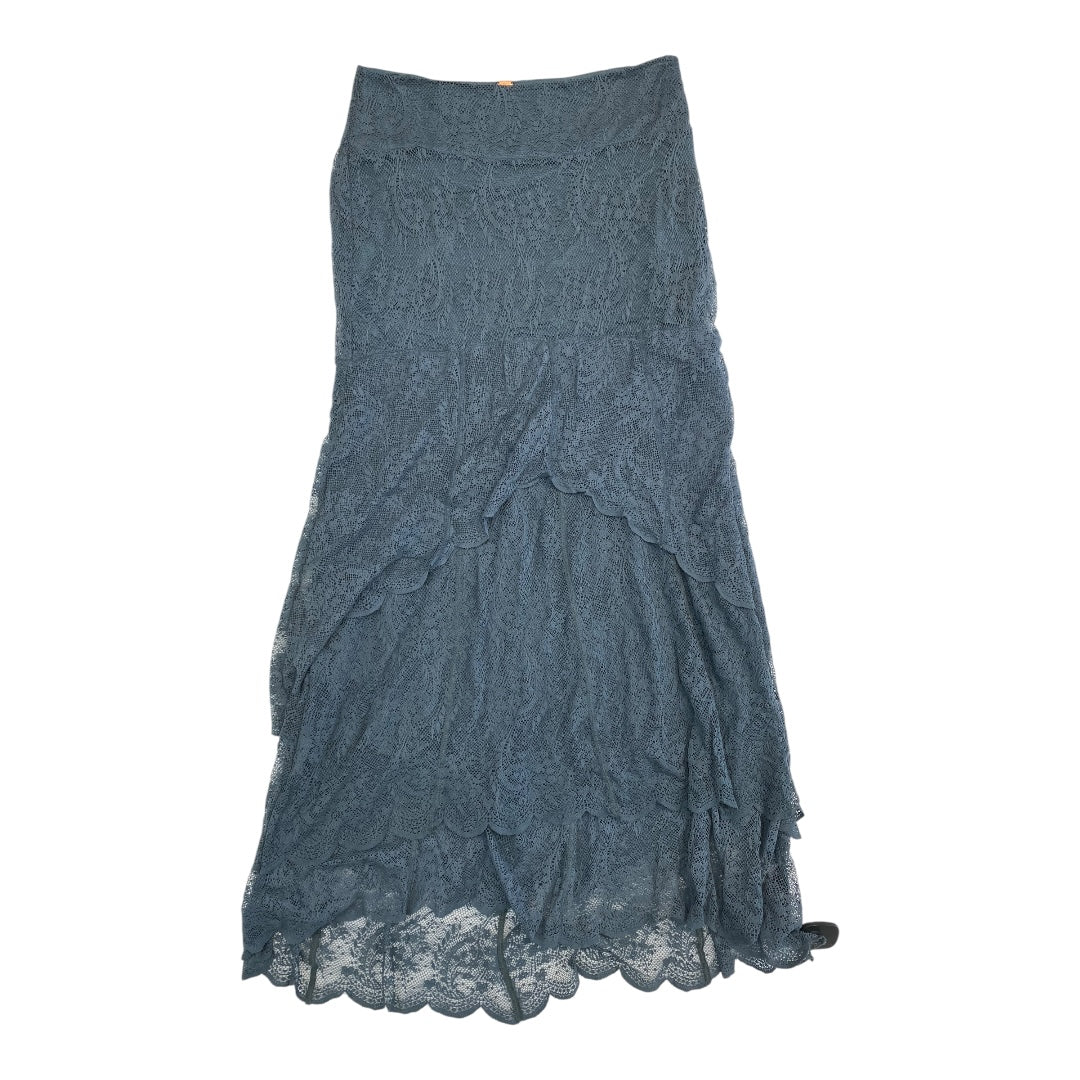 Skirt Maxi By Free People In Teal, Size:L